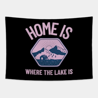 home is where the lake is Tapestry