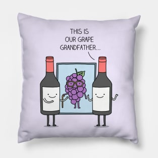 Grape discovery - puns are life Pillow