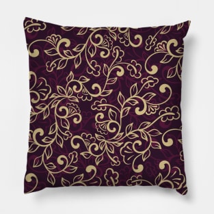 Floral Pattern, Flowers Pattern Design, Vintage Design Pillow