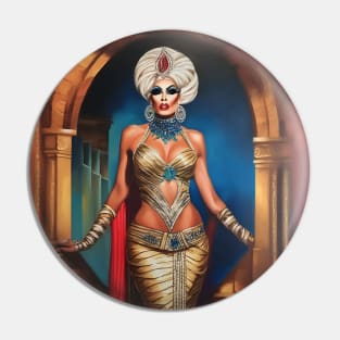 Drag Queen Mummy Pin