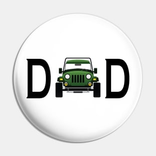 Jeep Dad Pin