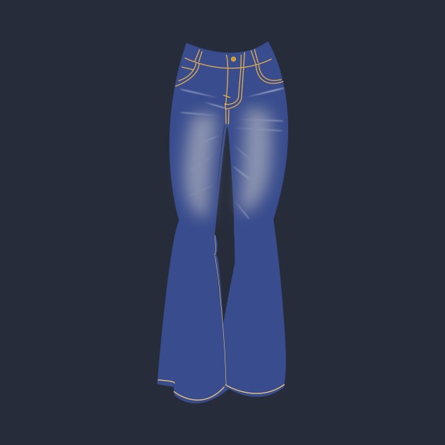 70's denim jeans by designInk