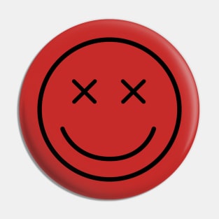 Dead Smiley Pin