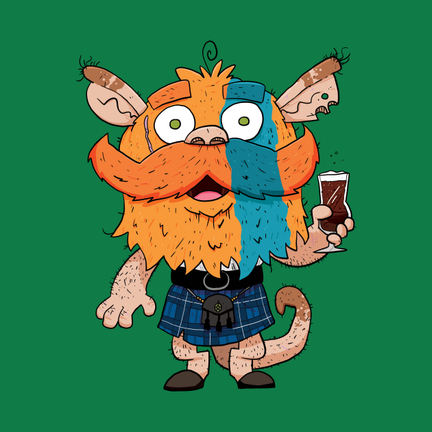 Scotch Ale Beer Monster by striffle