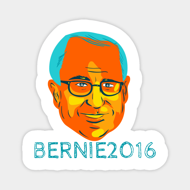 Bernie 2016 President WPA Magnet by retrovectors