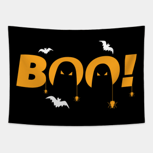 BOO Halloween Tapestry