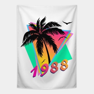 1988 Tropical Sunset Tapestry