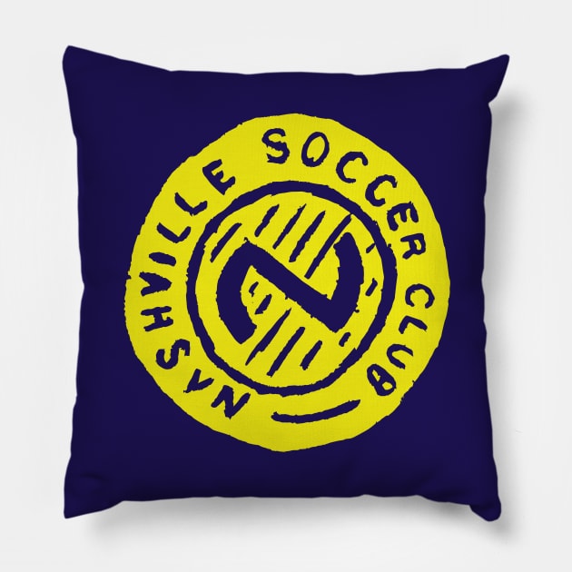 Nashvilleeee SC 04 Pillow by Very Simple Graph