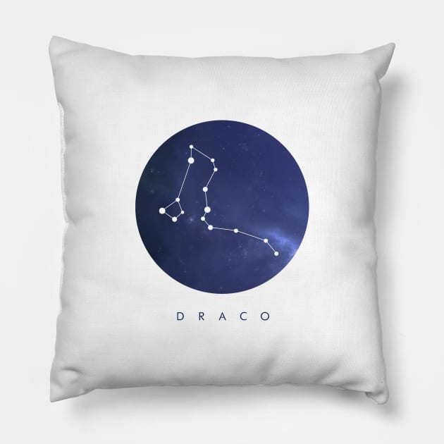 Draco Constellation Pillow by clothespin