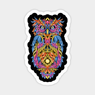 Owl tribal art Magnet