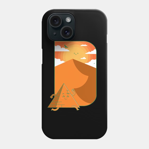 D for Desert Phone Case by Artthree Studio