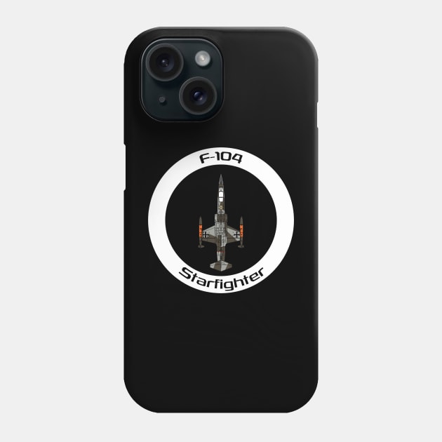 F-104 Starfighter (Germany) Phone Case by BearCaveDesigns