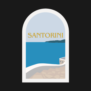 Santorini Beach T-Shirt