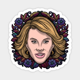 Joan Rivers (Flowered) Magnet