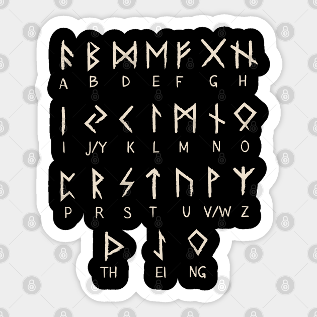 elder futhark runes alphabet