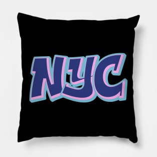 NYC (Blue/Orange) Pillow