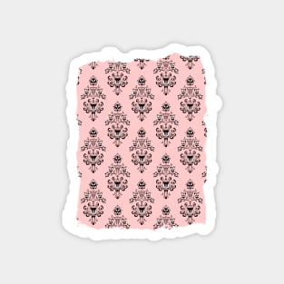 Haunted Mansion Wallpaper Millennial Pink Magnet