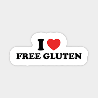 I love free gluten Magnet