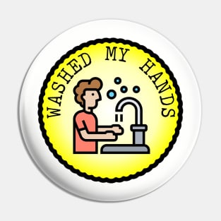 Washed My Hands (Adulting Merit Badge) Pin