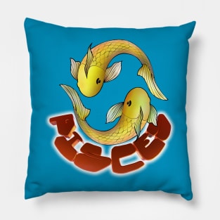 Front and Back Pisces Pillow