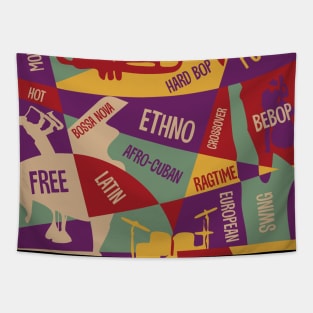 Creative Jazz Design with Jazz Genres Tapestry