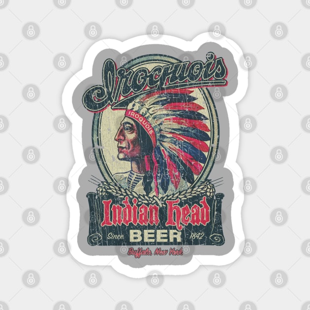 Iroquois Indian Head Beer 1842 Magnet by JCD666