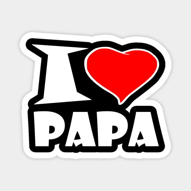 Papa Magnet by Milaino