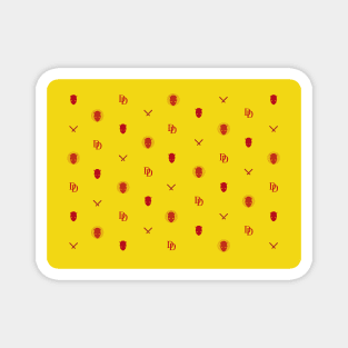 Daredevil Yellow Pattern Magnet