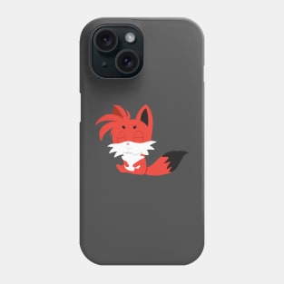 Cute Chibi Red Fox Cub Phone Case