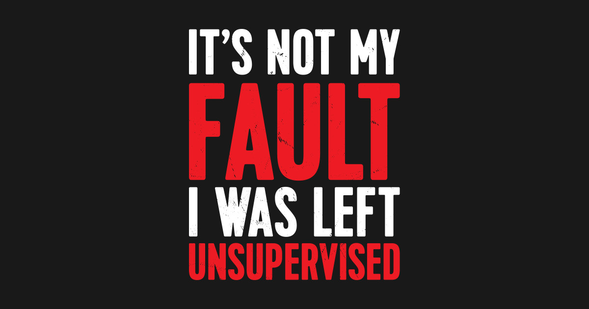 It #39 s Not My Fault I Was Left Unsupervised Its Not My Fault Was Left