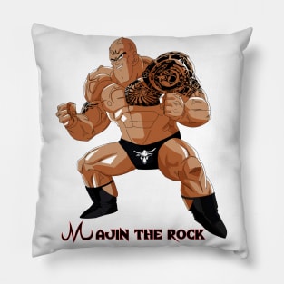 majin the rock Pillow