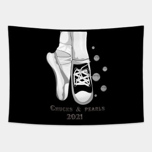 Chucks and Pearls 2021 Tapestry