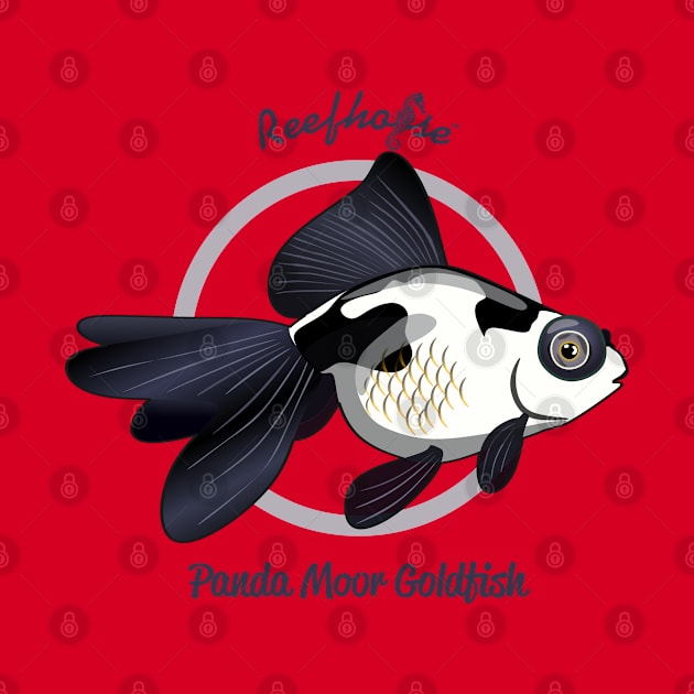 Panda Moor Goldfish by Reefhorse