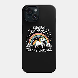 Rainbow unicorn Phone Case