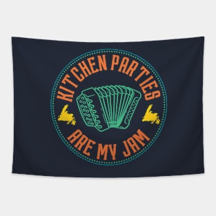 Kitchen Parties Are My Jam || Newfoundland and Labrador || Gifts || Souvenirs || Clothing Tapestry