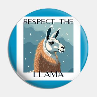 Respect the Llama! Pin