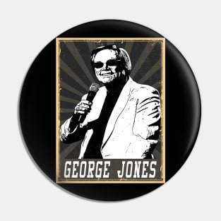 80s Style George Jones Pin