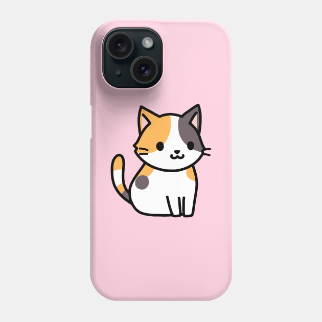 Calico Cat Phone Case by littlemandyart