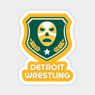 Detroit Wrestling "Warrior Green" Magnet