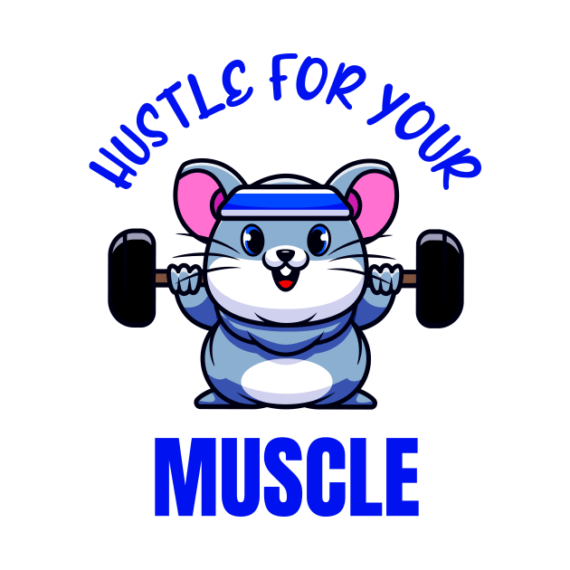 Mouse Workout Weight Training Funny Bodybuilder by Foxxy Merch