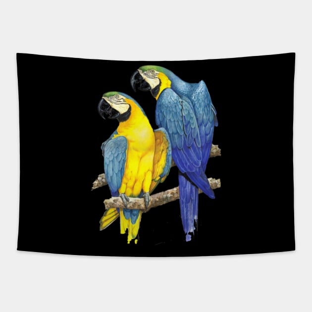 Brazilian Parrot Tapestry by BambooBox