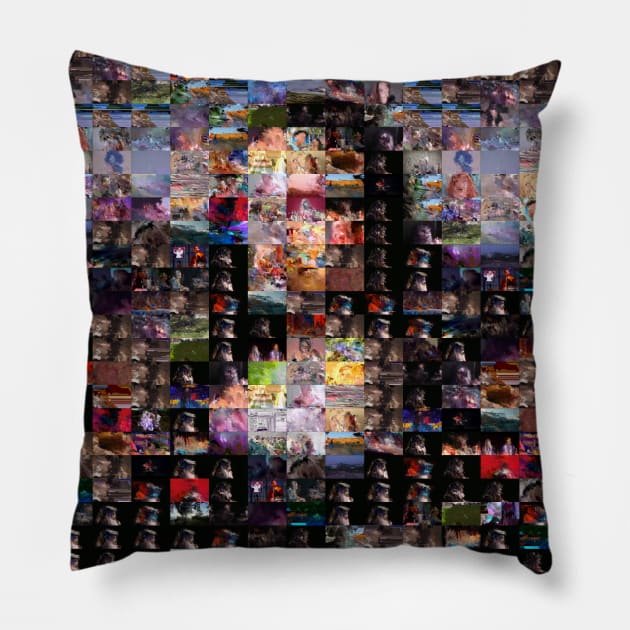 Glona Lisa Pillow by terrybain