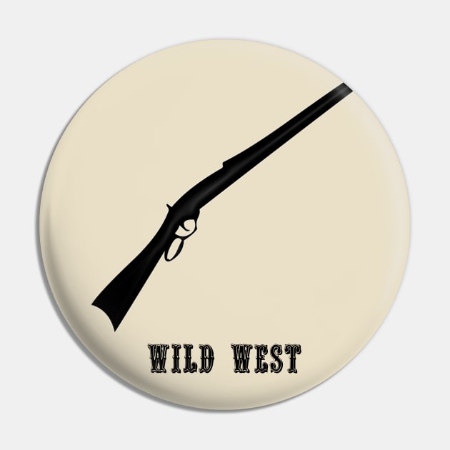 Western Era - Wild West Long Rifle Pin by The Black Panther