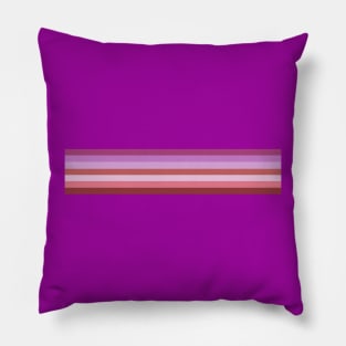 Lipstick Lesbian Pride Pillow