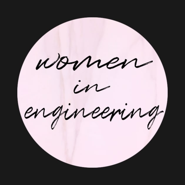 women in engineering pink marble by emilykroll