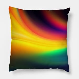 Colorful Swirls and Twirls Pillow
