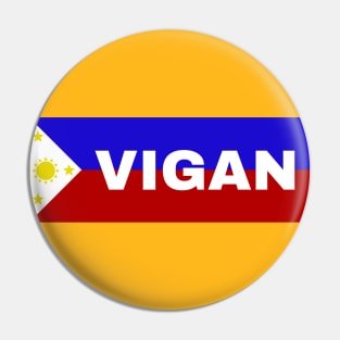 Vigan City in Philippines Flag Pin