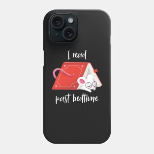 Cute Mouse - I read past bedtime Phone Case