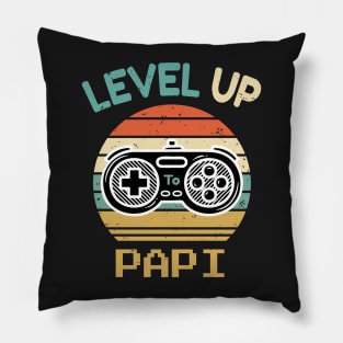 Leveled Up To Papi, New Dad Gift, Pregnancy Announcement, Dad To Be, Future Dad, First Baby, Gaming Papi Gift Idea Pillow