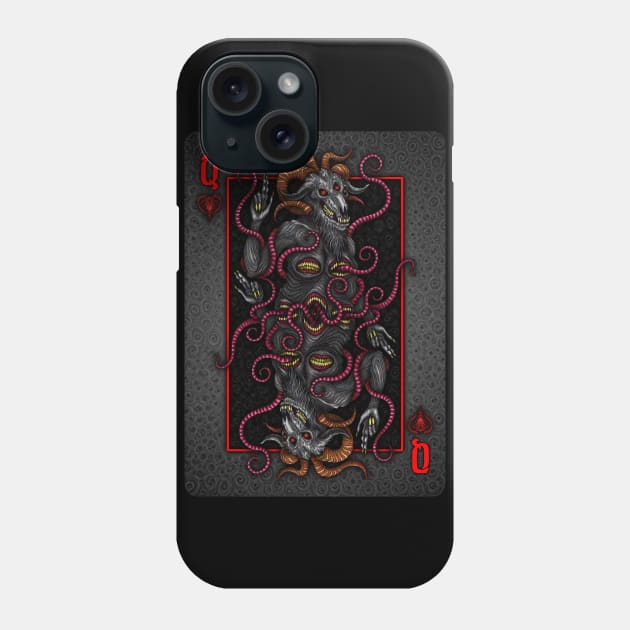 Shub-Niggurath Queen of Hearts - Azhmodai 2020 Phone Case by azhmodai